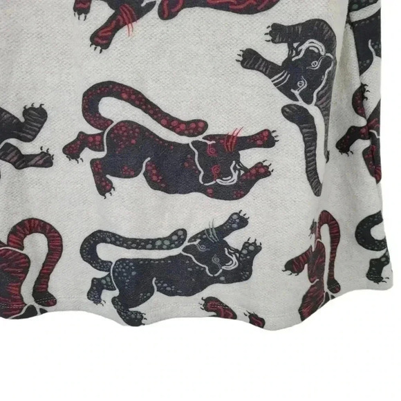 Zara Trafaluc Tiger  Oversized Short Sleeve Sweater size small - Picture 3 of 8